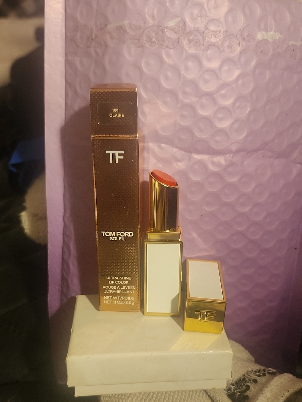 Tom Ford Soleil Ultra-Shine Lip Color — Peach Coral (159 OLAIRE)